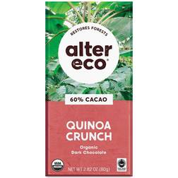 Alter Eco Organic Chocolate Bar, Dark Chocolate Quinoa