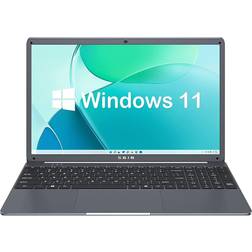 SGIN Laptop 15.6 Inch 12GB RAM 512GB SSD, Laptop Windows 11 Intel Celeron N5095 Processor(Up to 2.9GHz), FHD 1920x1080 Notebook with 2xUSB 3.0, WiFi, Bluetooth 4.2, 512GB TF Card Expansion (Gray)