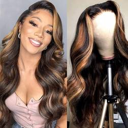 Haha 4x4 Lace Closure Wig 20 inch Honey Blonde