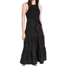 Veronica Beard Austyn Belted Midi-Dress