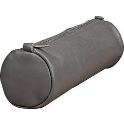 Clairefontaine Round Leather Pencil Case Grey