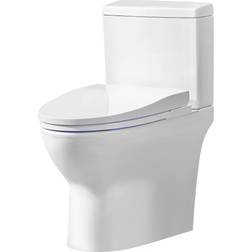 OVE Decors Wilma Elongated Electric Bidet Toilet in White