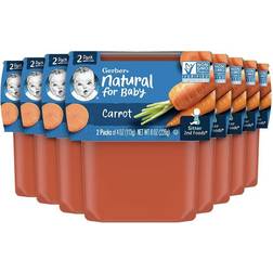 Gerber 2nd Foods Carrots Baby 4 2-Packs, Count