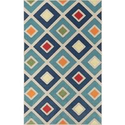 LR Home The Classic Diamond Geometric Blue, Multicolor, White, Red, Orange