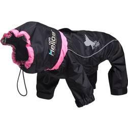 Dog Helios Black Weather-King Ultimate Windproof Full Bodied Pet Jacket, Small