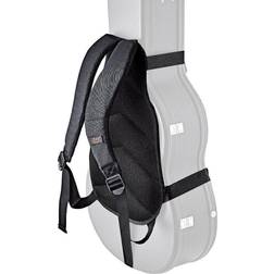 Ortega padded Back Pack Strap Deluxe for Moulded Cases and Gig Bags NO Hardcase (OBPS-DLX)