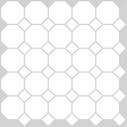 InHome WallPops! Peel & Stick Wallpaper Octagon Peel & Stick Backsplash Tiles
