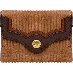 Fossil Heritage Leather Card Case Wallet Multi