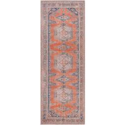 Surya 2'7"x12' Colin Traditional Red, Orange, Blue, Brown, Multicolor