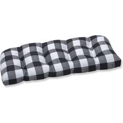 Pillow Perfect Anderson Matte Chair Cushions Black, White