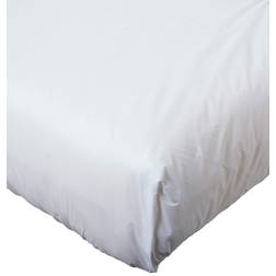 Fresh Ideas Fitted Vinyl Protector Mattress Cover White