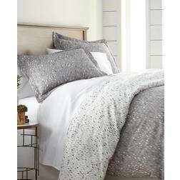 Southshore Fine Linens Botanical Leaves Bedspread Gray