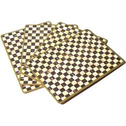 Mackenzie-Childs Courtly Check Place Mat White, Black