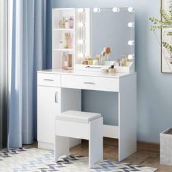 Fameill Makeup Dressing Table 15.7x35.5"