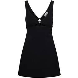 Ami Paris Sleeveless Short Dress - Black