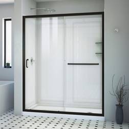 DreamLine Infinity-Z Satin Alcove Shower Kit