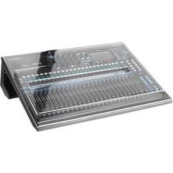 Decksaver Allen and Heath QU-24 Mixer Cover, Smoked/Clear
