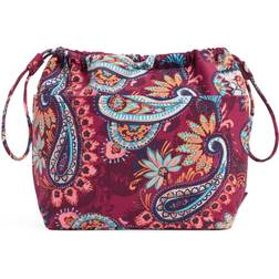 Vera Bradley Pocket Toiletry Bag, Paisley Jamboree-Recycled Cotton