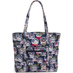 Vera Bradley Tote Bag, Snow Globes-Recycled Cotton