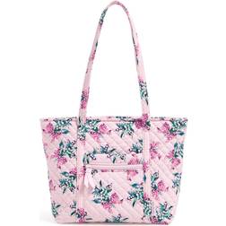 Vera Bradley Small Tote Bag, Happiness Returns Pink-Recycled Cotton