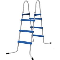 JLeisure 43-in Aluminum A-frame Pool Ladder with Hand Rail 211284