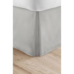 Home Collection Pleated Bed Skirt Valance Sheet Gray
