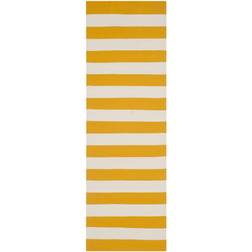 Safavieh Montauk Maslin 2 Yellow, White 27x96"