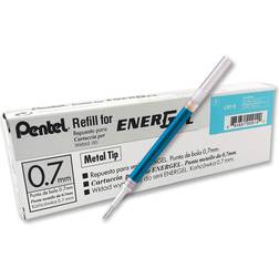Pentel Energel 0.7mm Refill Metal Tip LR7- Fits BL77/BL57/BL37 Sky Blue Pack of 12