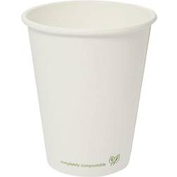 Vegware Compostable White Insulated Hot Cups 8oz 1x1000