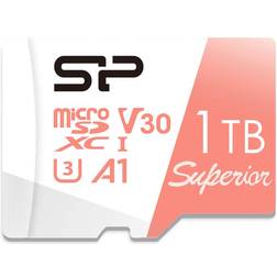 Silicon Power Superior microSDXC Class 10 UHS-I U3 V30 A1 100/80MB/s 1TB +Adapter