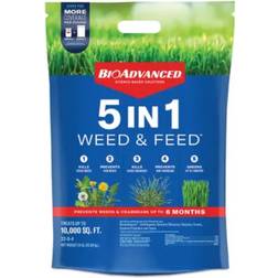 BioAdvanced 5-In-1 24-lb 10000-sq ft 22-0-4 Weed