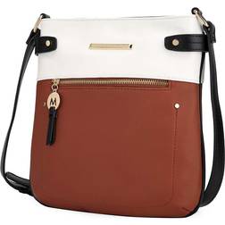 MKF Collection Camilla Crossbody Handbag for Women's brown Small