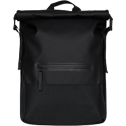 Rains Trail Rolltop Backpack - Black