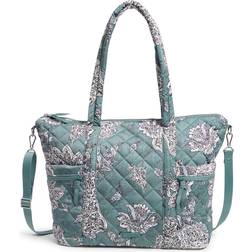 Vera Bradley Performance Twill Large Multi-Strap Tote Bag, Tiger Lily Blue Oar