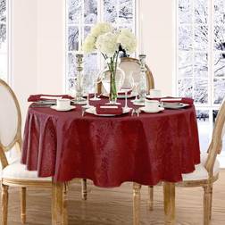 Elrene Barcelona Luxury Tablecloth Red