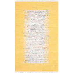 Safavieh Montauk Keeling Yellow, White 72x108"