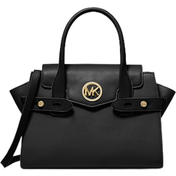 Michael Kors Carmen Medium Belted Satchel - Black