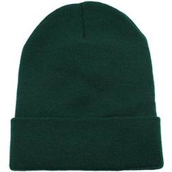 Top Level Unisex Cuffed Plain Skull Knit Hat Cap