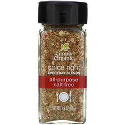 Simply Organic Spice Right All Purpose Salt-Free Everyday Blends 1.8