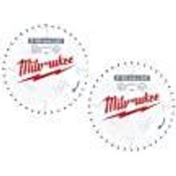 Milwaukee 4932479837 165mm Circular Saw Blade Twin Pack