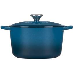 Le Creuset Deep Teal Signature med lock 4.96 L 24 cm