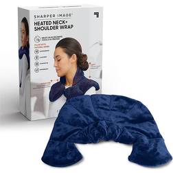 Sharper Image Hot And Cold Herbal Aromatherapy Neck And Shoulder Wrap In Navy Navy
