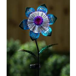 Evergreen 40 Fiber Optic Flower Blue