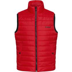 Hugo Boss Slim-fit water-repellent padded gilet with contrast logo