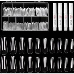 Beetles Long Coffin Nail Tips A2 500-pack