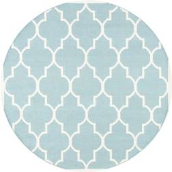 Safavieh Dhurries DHU632C Light Blue, White