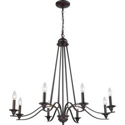 Thomas Lighting Farmington 8-Light Oil Pendant Lamp