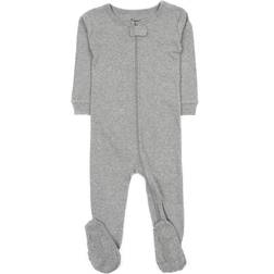 Leveret Kids Footed Cotton Pajama Solid