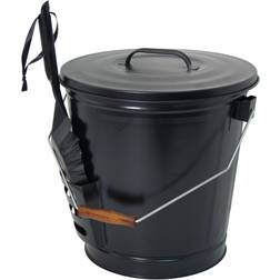 Panacea 15343 Ash Bucket with Shovel, Black