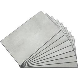 Palisade 25.6"L x 14.8"W Vinyl Wall Tile, Frost Nickel, 8 Pack